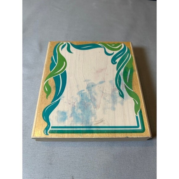 Large Size Frame Rubber Crafting Stamp - Picture 1 of 4